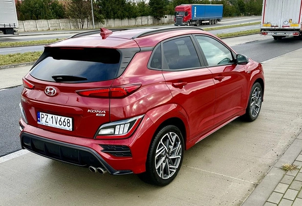 Hyundai Kona cena 135000 przebieg: 12000, rok produkcji 2022 z Mosina małe 704